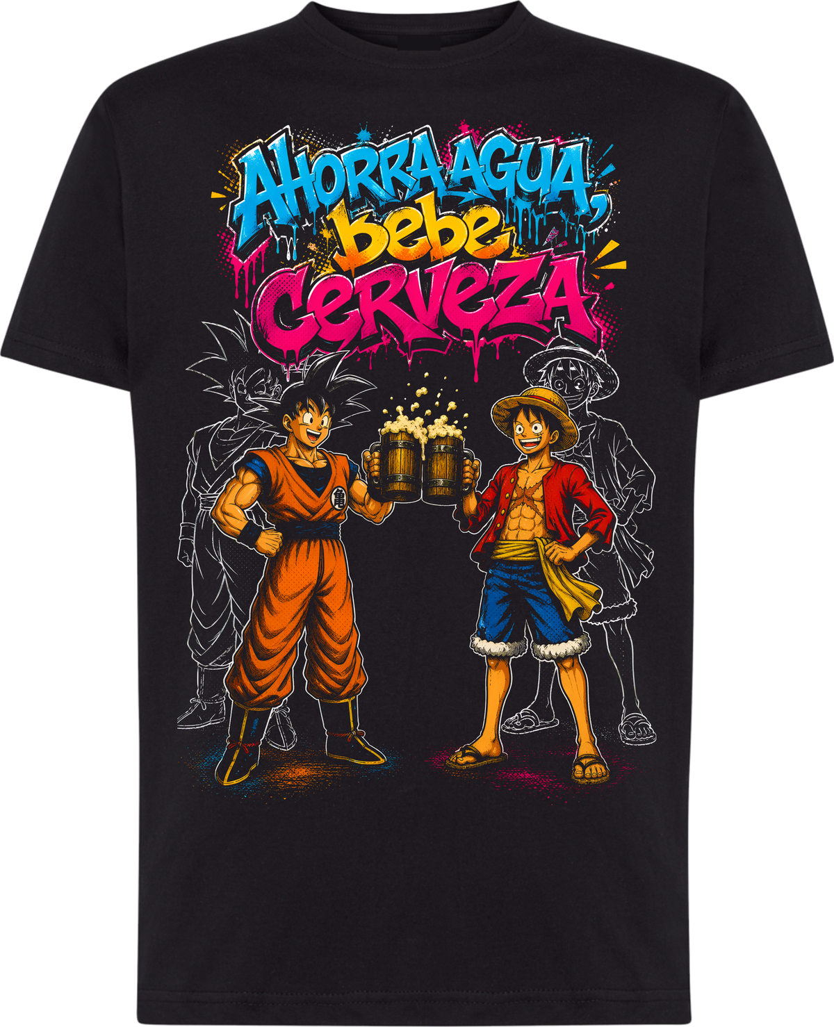 Camiseta Ahorra Agua Bebe Cerveza