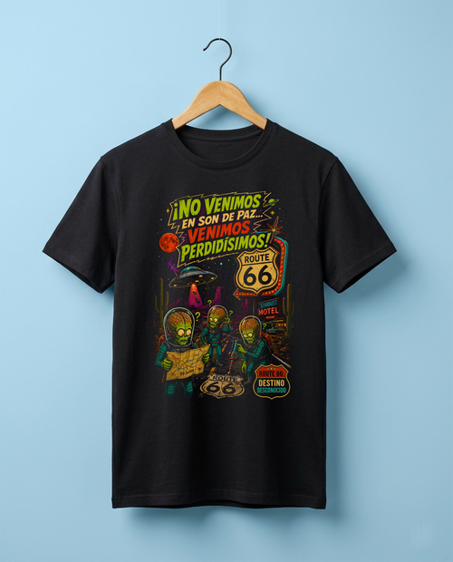 Camiseta Alienígenas  Ruta 66